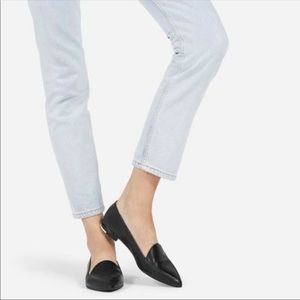 Everlane The Modern Point Flats Shoes Black 9.5